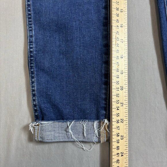 Madewell 10" High Rise Skinny Jeans Women's Size 27P Stretch Denim 28x23 Crop - Picture 3 of 8